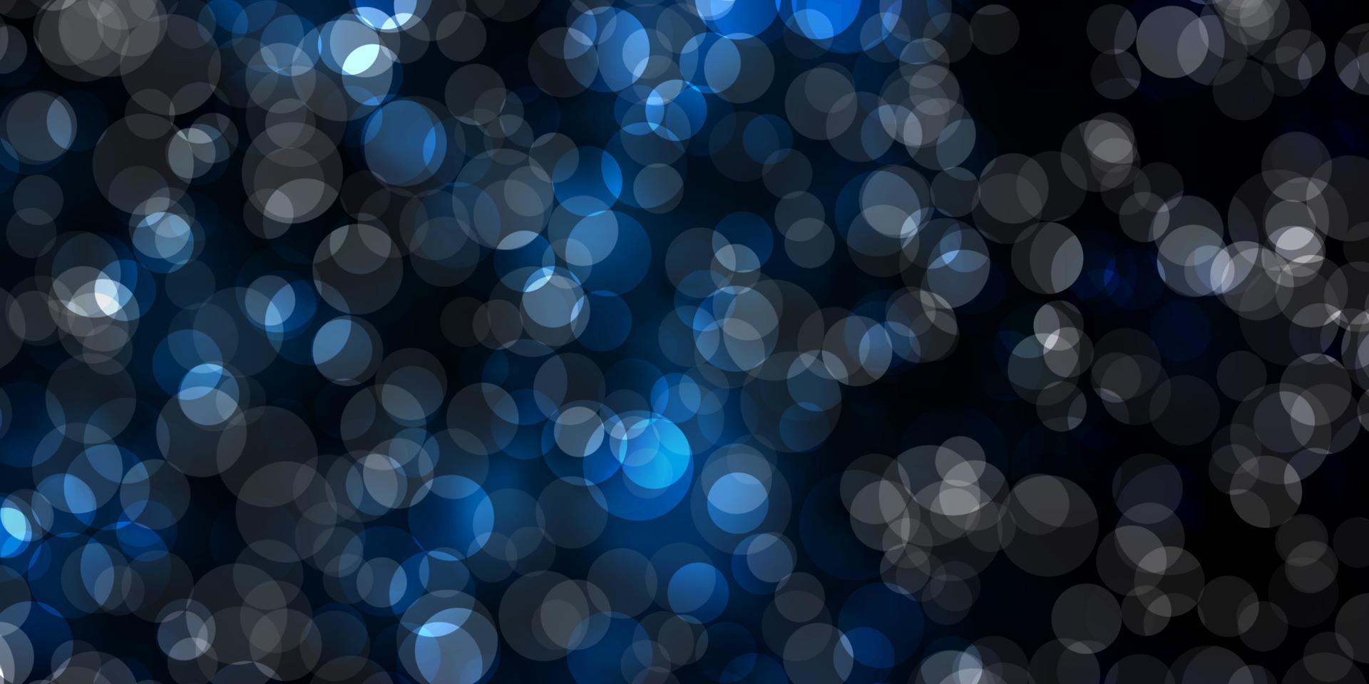 sfondo vettoriale blu scuro con macchie.