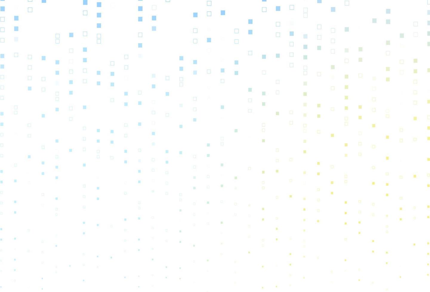 sfondo vettoriale azzurro, giallo con rettangoli.