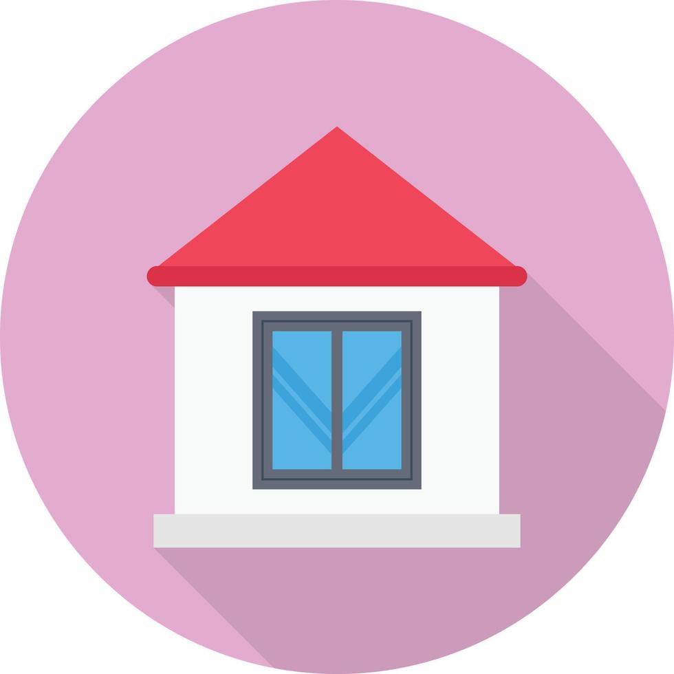 illustrazione vettoriale della casa su uno sfondo. simboli di qualità premium. icone vettoriali per il concetto e la progettazione grafica.
