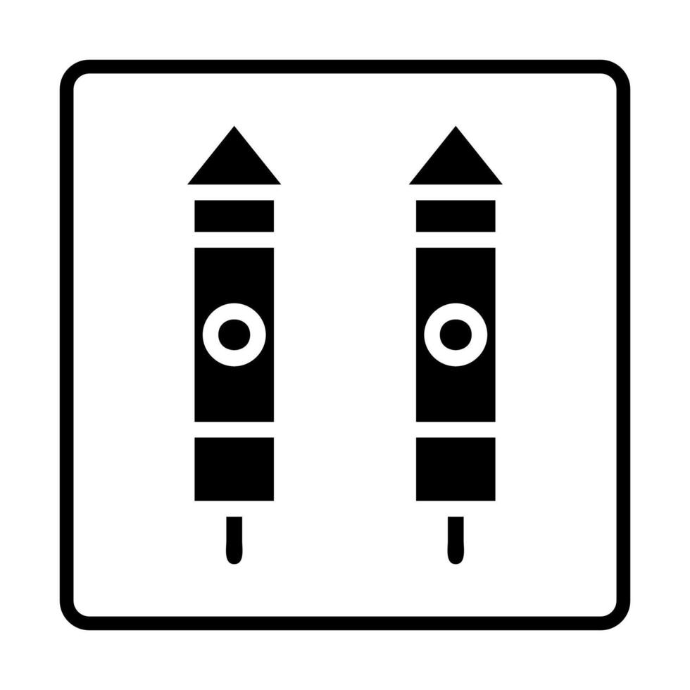 petardo solido icona. sociale media cartello icone. vettore illustrazione isolato per grafico e ragnatela design.