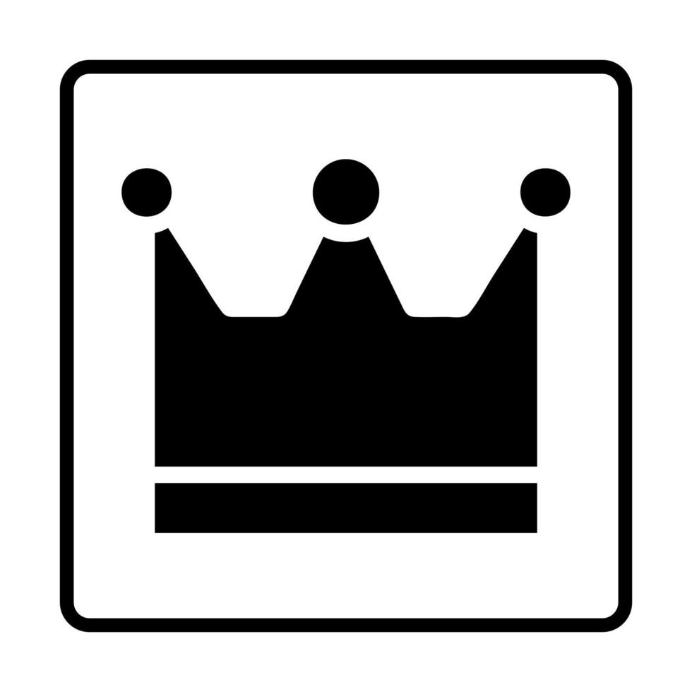 corona solido icona. sociale media cartello icone. vettore illustrazione isolato per grafico e ragnatela design.