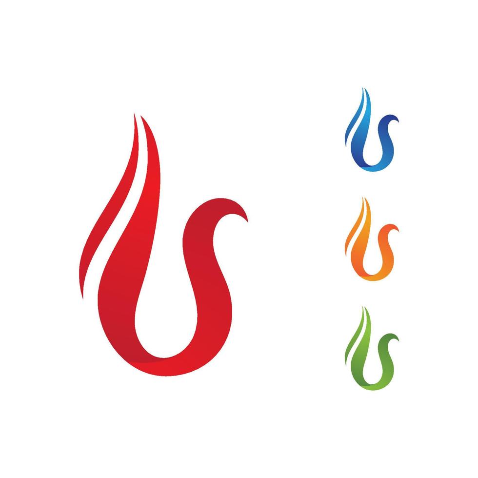 fuoco fiamma logo vettore