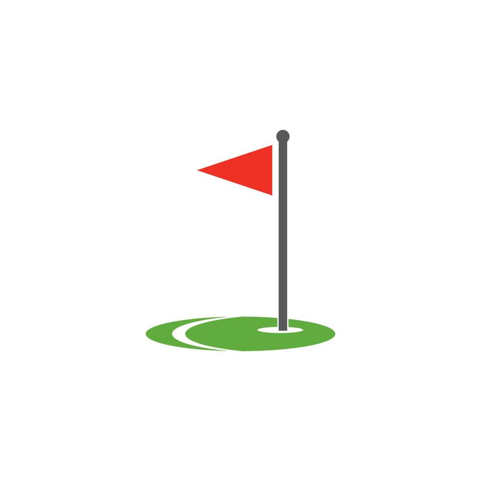 golf logo modello vettore illustrazione icona