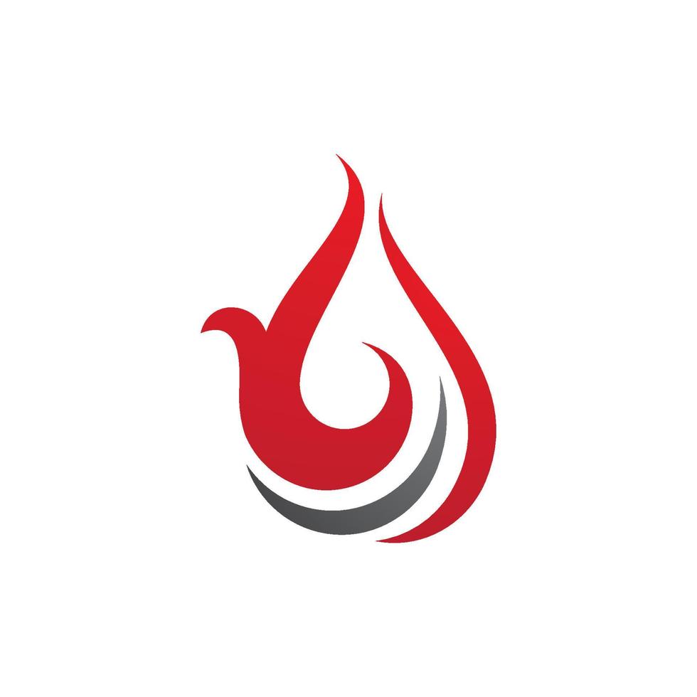 fuoco fiamma logo vettore