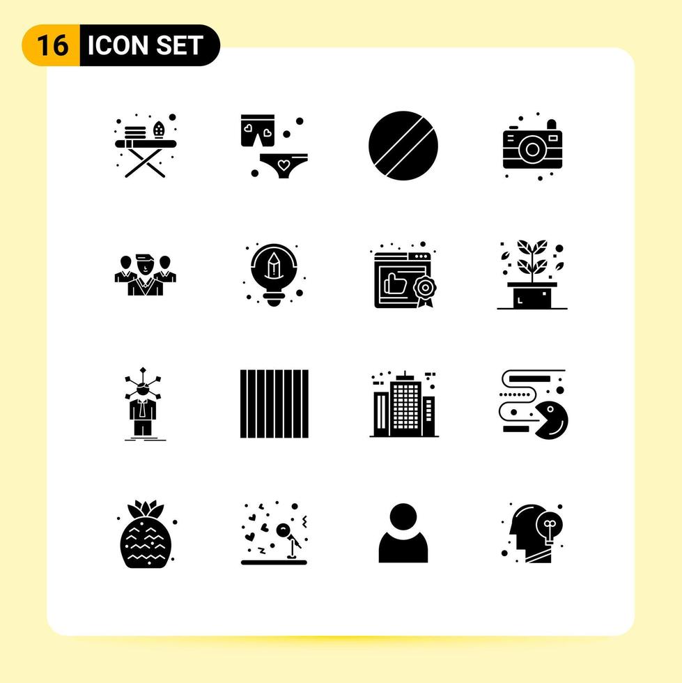 16 creativo icone moderno segni e simboli di design banda Cacciavite Friend zone personale modificabile vettore design elementi