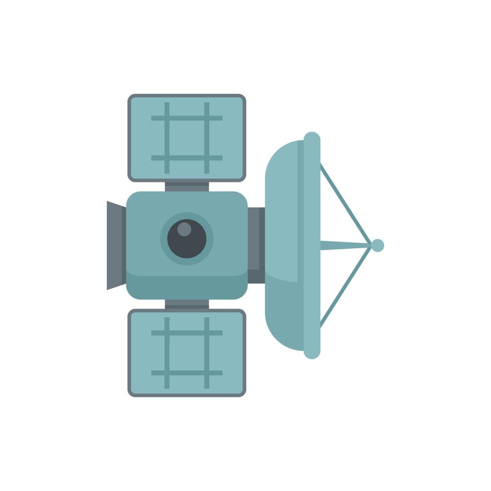 piatto satellitare icona piatto isolato vettore