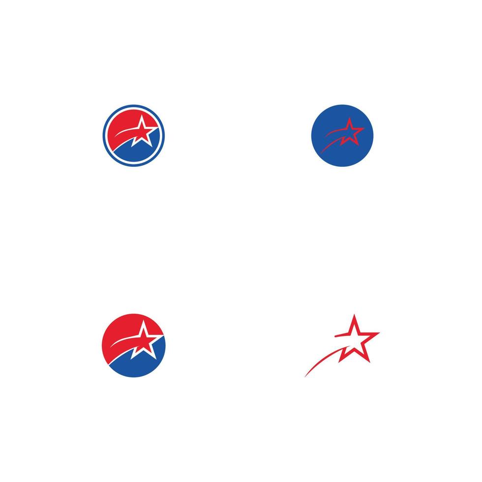 stella logo illustrazione design icona vettore