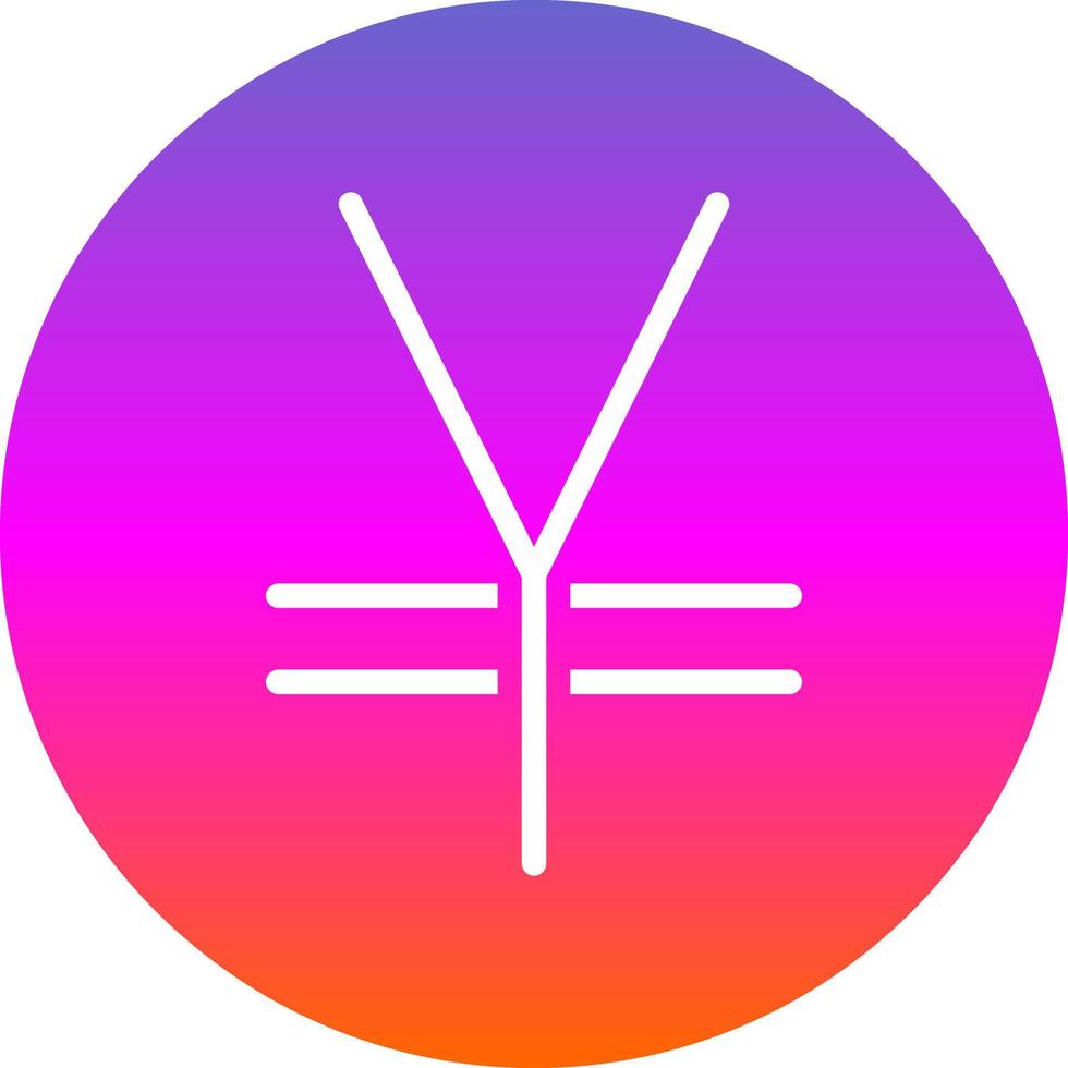 yen cartello vettore icona design