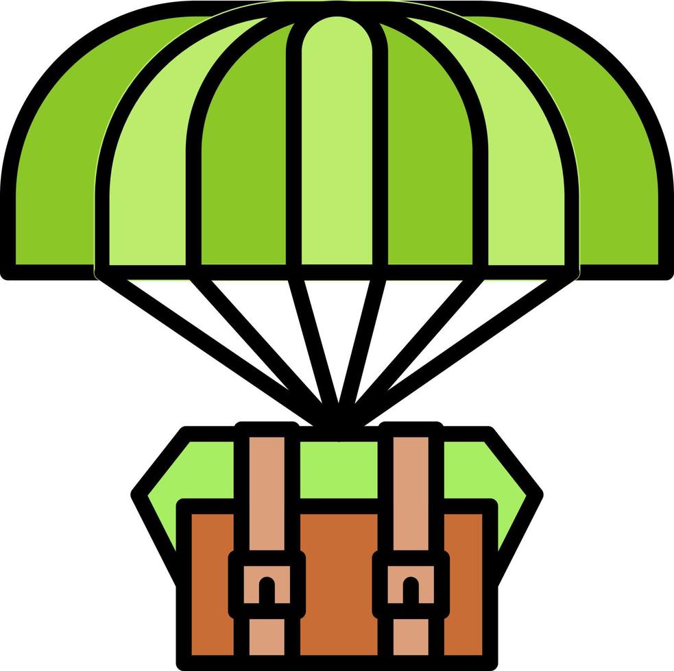 airdrop creativo icona design vettore