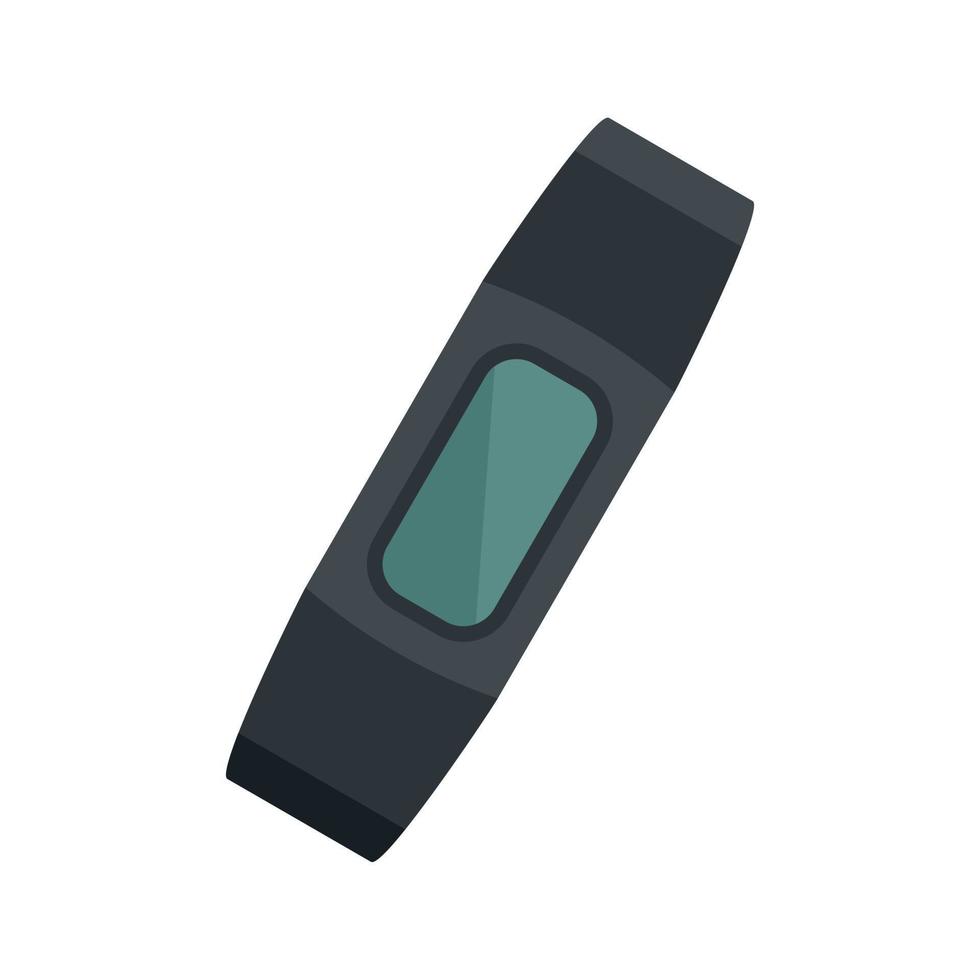 inteligente braccialetto dispositivo icona piatto isolato vettore