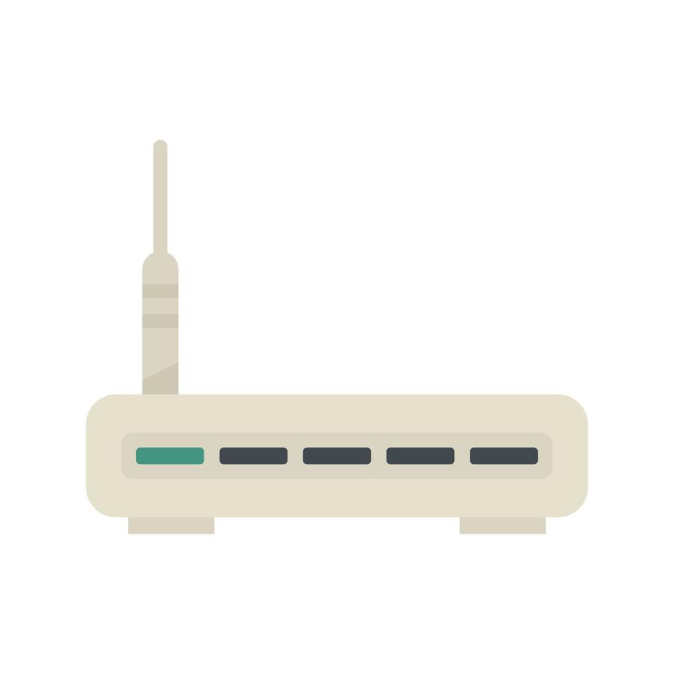 router icona piatto isolato vettore