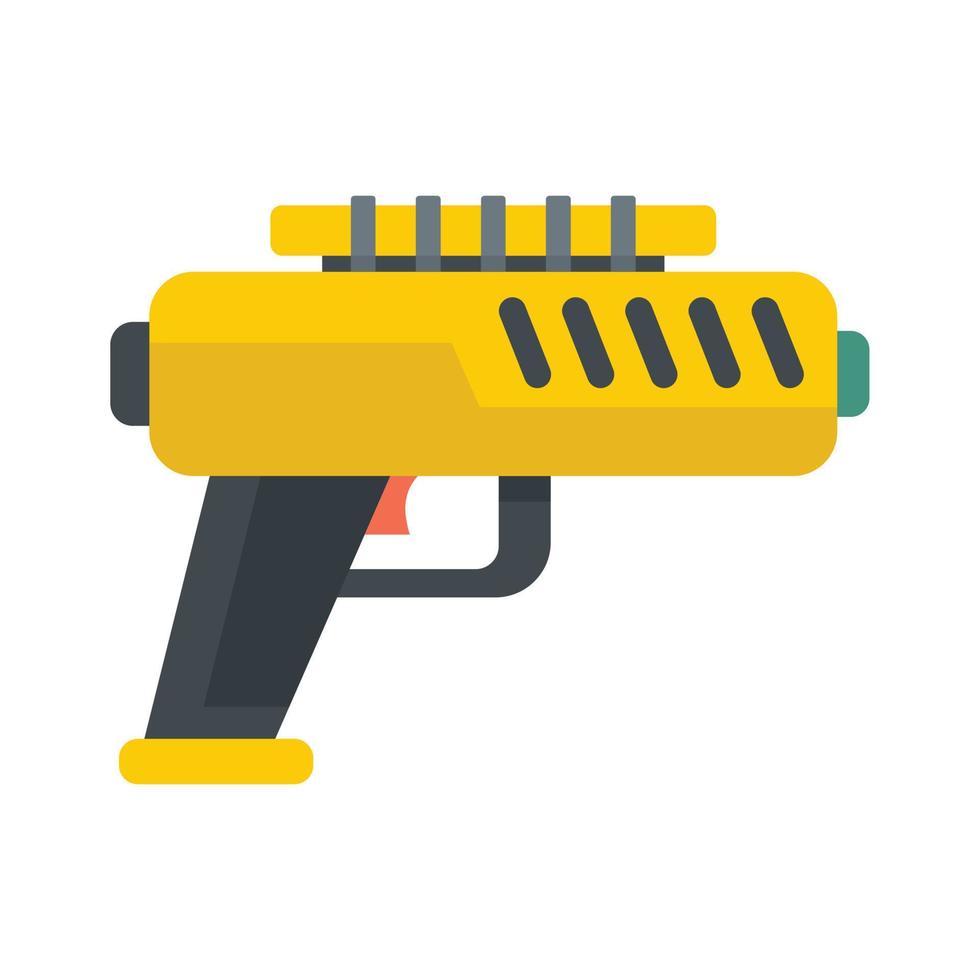 blaster pistola icona piatto isolato vettore