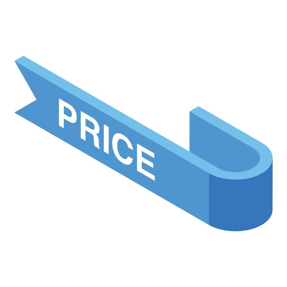 nuovo speciale prezzo icona isometrico vettore. vendita etichetta vettore