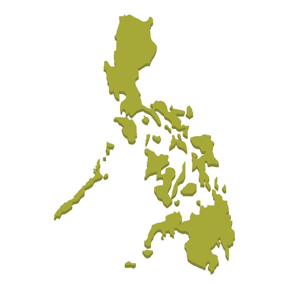 Filippine territorio icona cartone animato vettore. viaggio cultura vettore