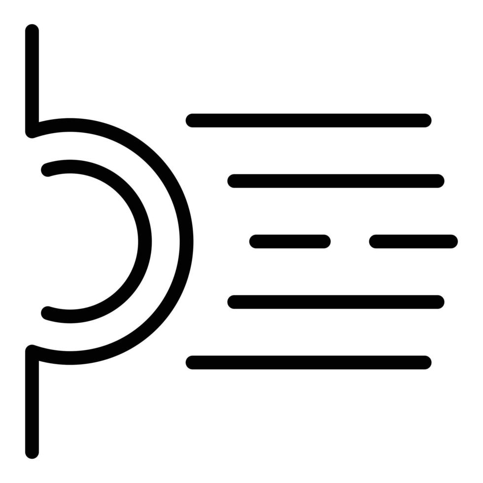 energia doccia icona schema vettore. fisico terme vettore