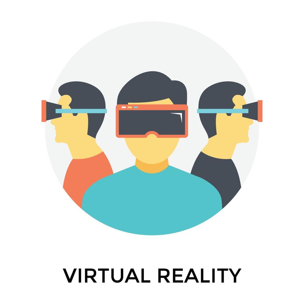 realtà virtuale alla moda vettore