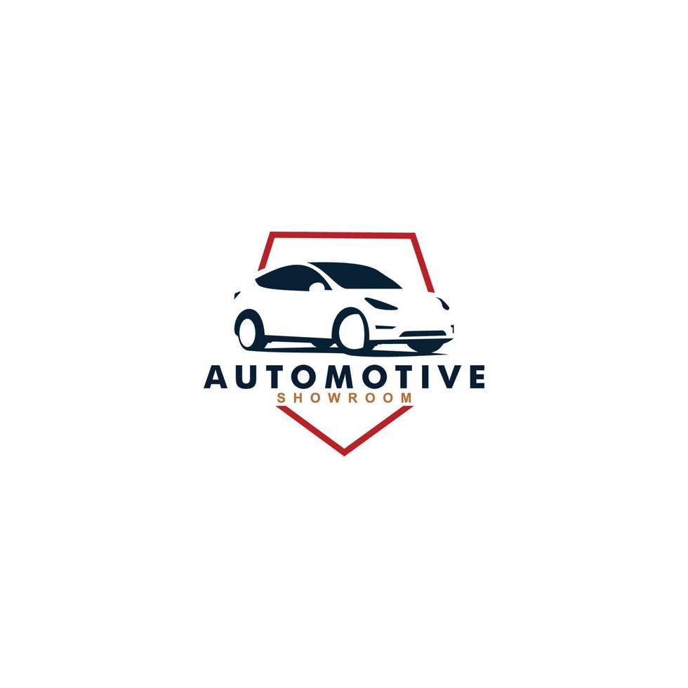 logo auto vettore silhouette gerage servizio elegante settore automobilistico