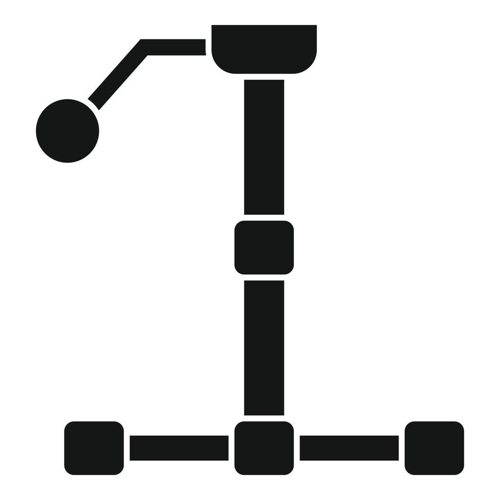 telecamera stabilizzatore icona semplice vettore. video gimbal vettore