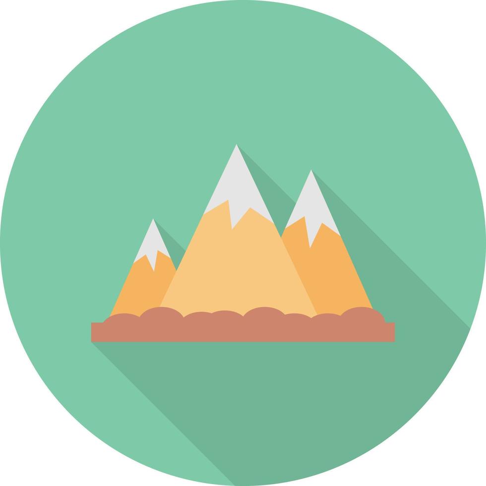 illustrazione vettoriale di montagna su uno sfondo simboli di qualità premium. icone vettoriali per il concetto e la progettazione grafica.