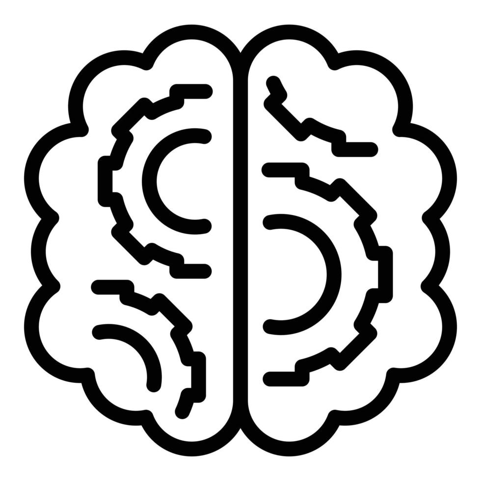 di brainstorming icona schema vettore. scuola formazione scolastica vettore