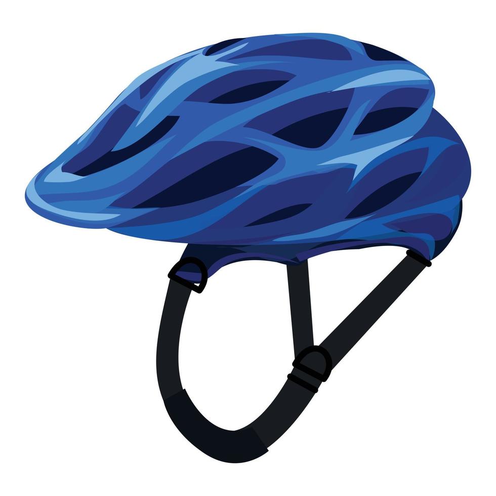 bicicletta casco icona cartone animato vettore. bicicletta attrezzatura vettore