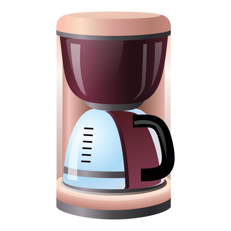 caffè creatore icona cartone animato vettore. caffè espresso pentola vettore