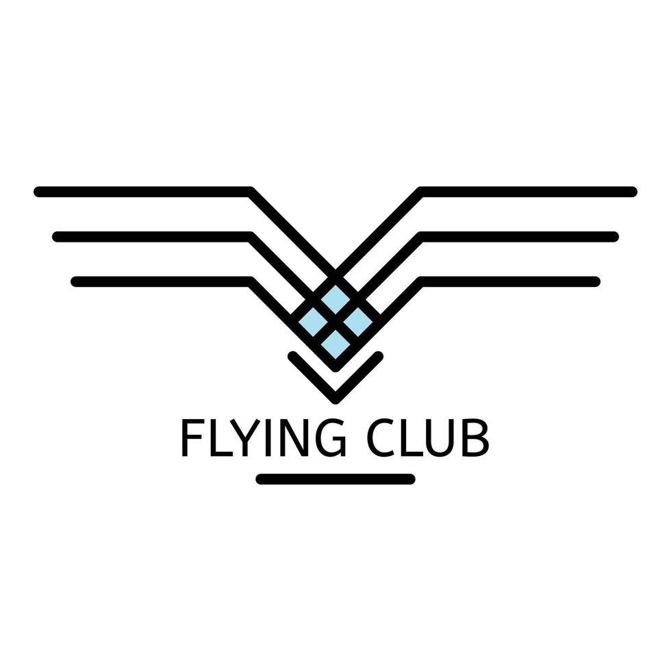 volante club logo, schema stile vettore