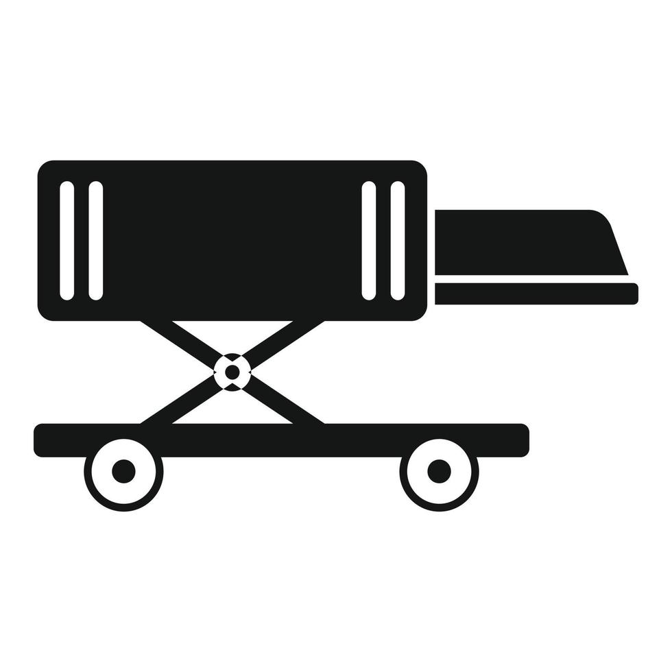 terra camion icona semplice vettore. supporto aeroporto vettore