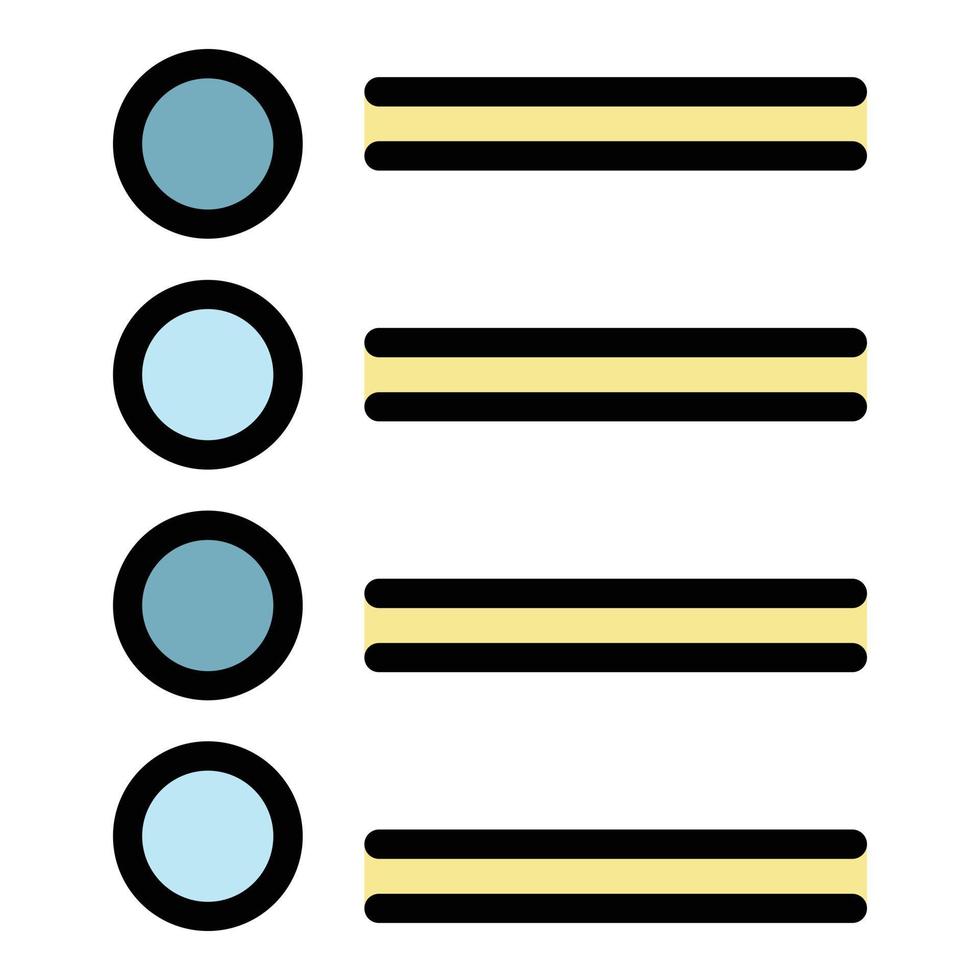 editore punti icona colore schema vettore