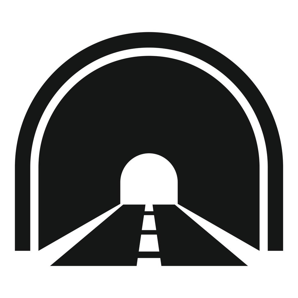 strada tunnel icona semplice vettore. auto Ingresso vettore
