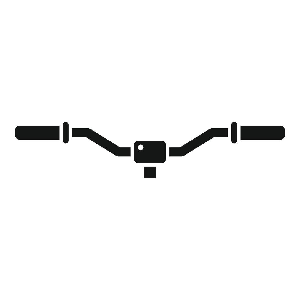 bicicletta maniglia barre icona semplice vettore. riparazione fix vettore