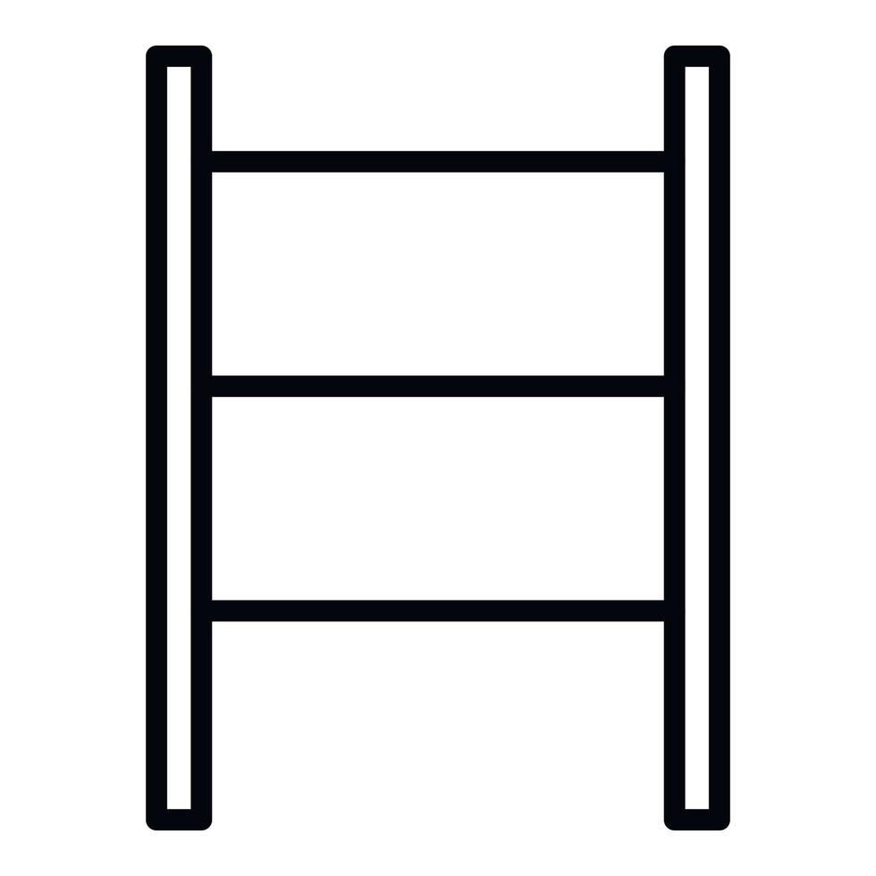 impalcatura scala icona, schema stile vettore