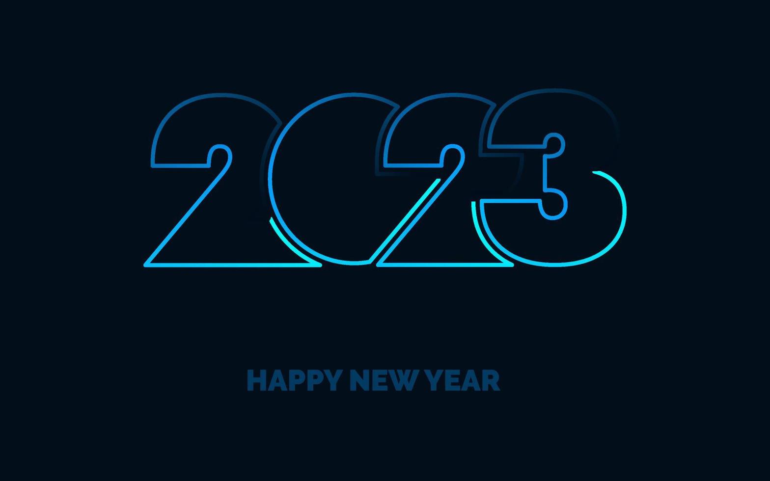2065 contento nuovo anno simboli. nuovo 2023 anno tipografia design. 2023 numeri logotipo illustrazione vettore