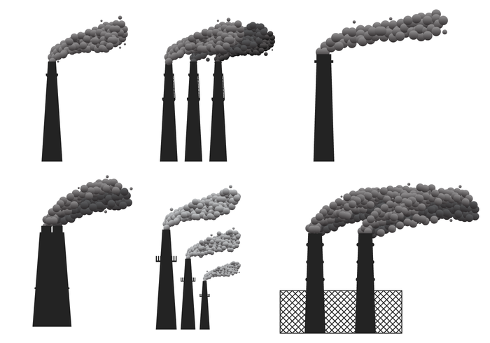 Vettore di pila di fumo