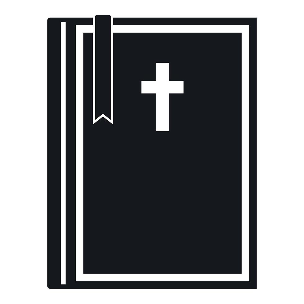 Bibbia icona , semplice stile vettore
