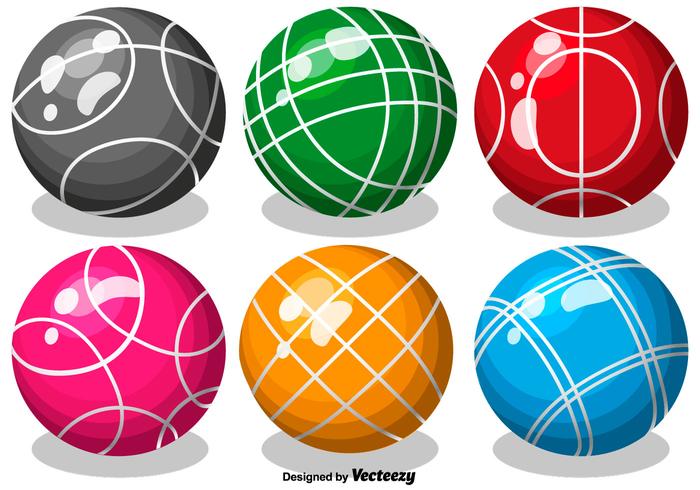 Vector colore Bocce Balls