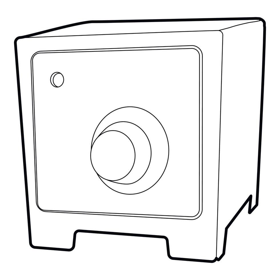 sicuro icona, schema stile vettore