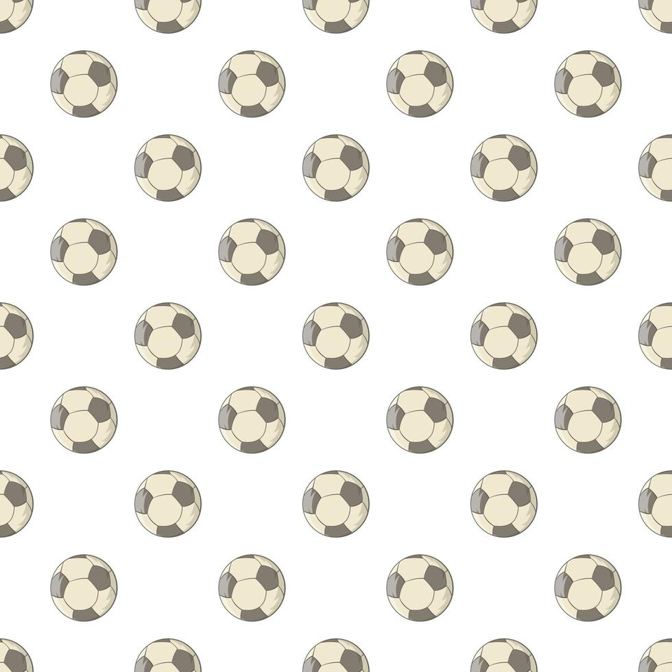 modello di pallone da calcio, stile cartone animato vettore