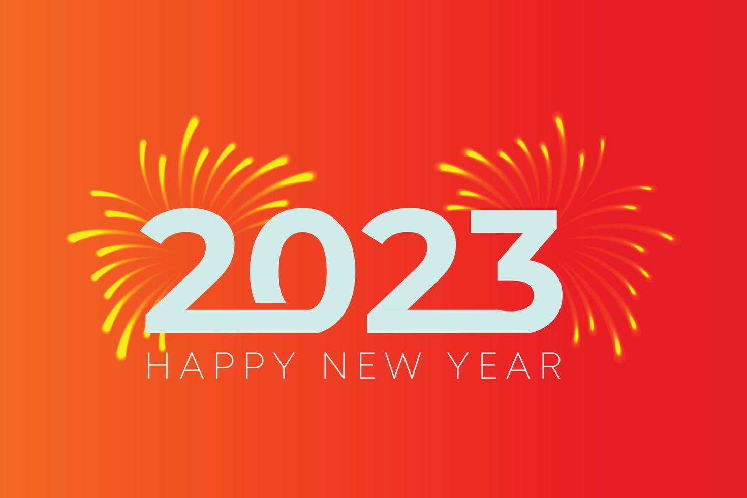 buon anno 2023 vettore