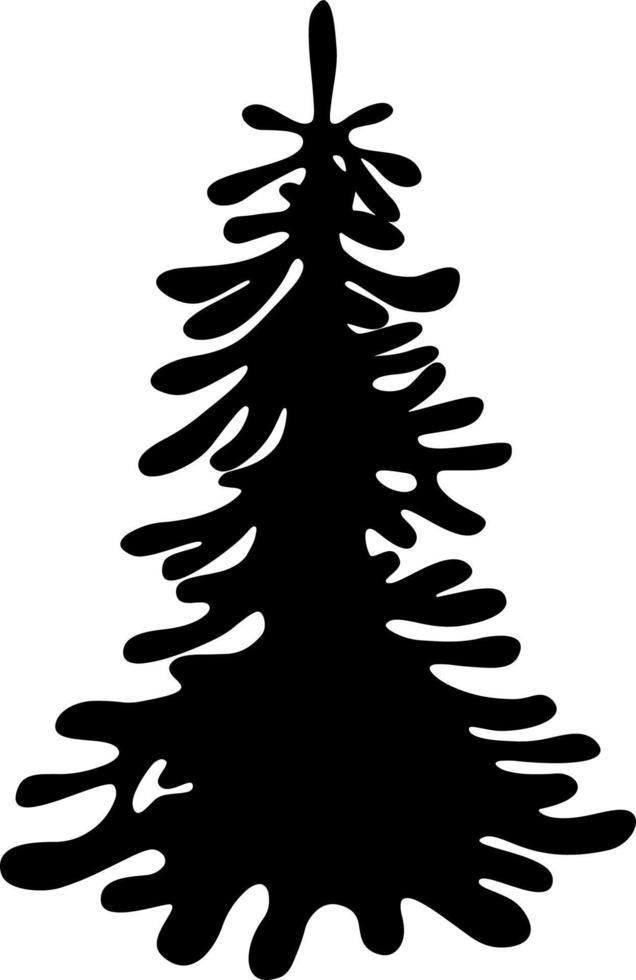 albero silhouette vettore per il sito web, per stampa. vettore grafica.