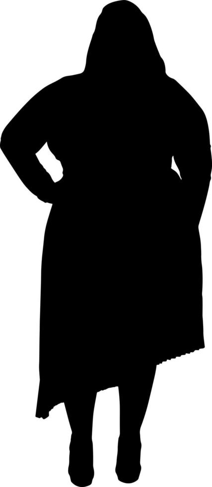 silhouette donna vettore per siti web, stampa, grafica design