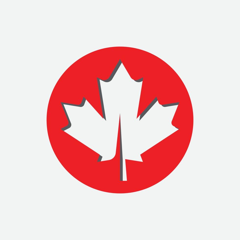 acero foglia logo, rosso acero foglia, Canada simbolo, rosso canadese acero acero foglia logo modello vettore icona illustrazione, acero foglia vettore illustrazione, rosso acero, Canada simbolo