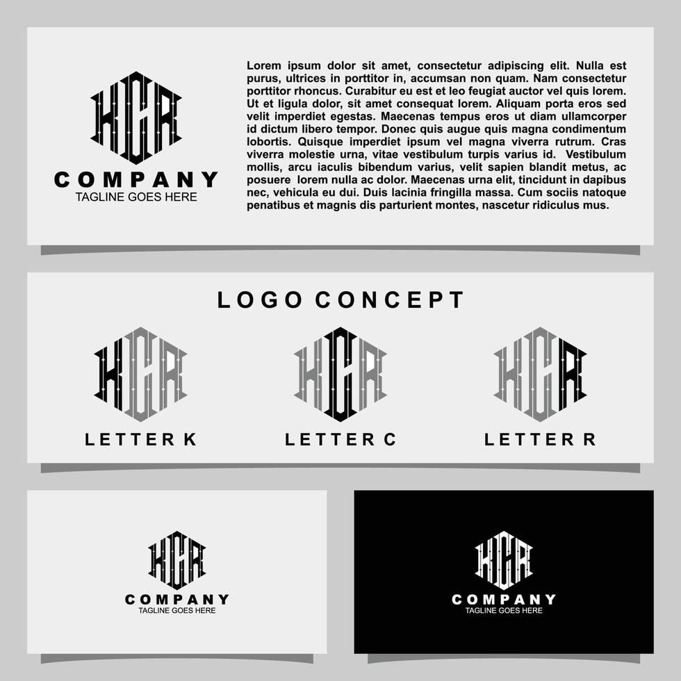 creativo monogramma logo design con Stazionario modello vettore