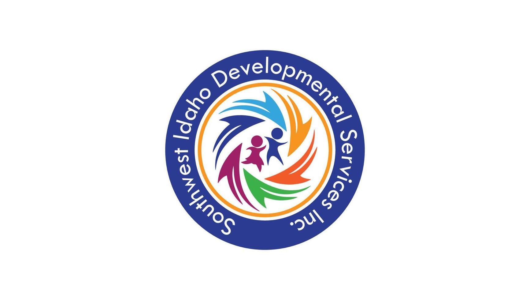 il giro scuola e sviluppo emblema logo vettore