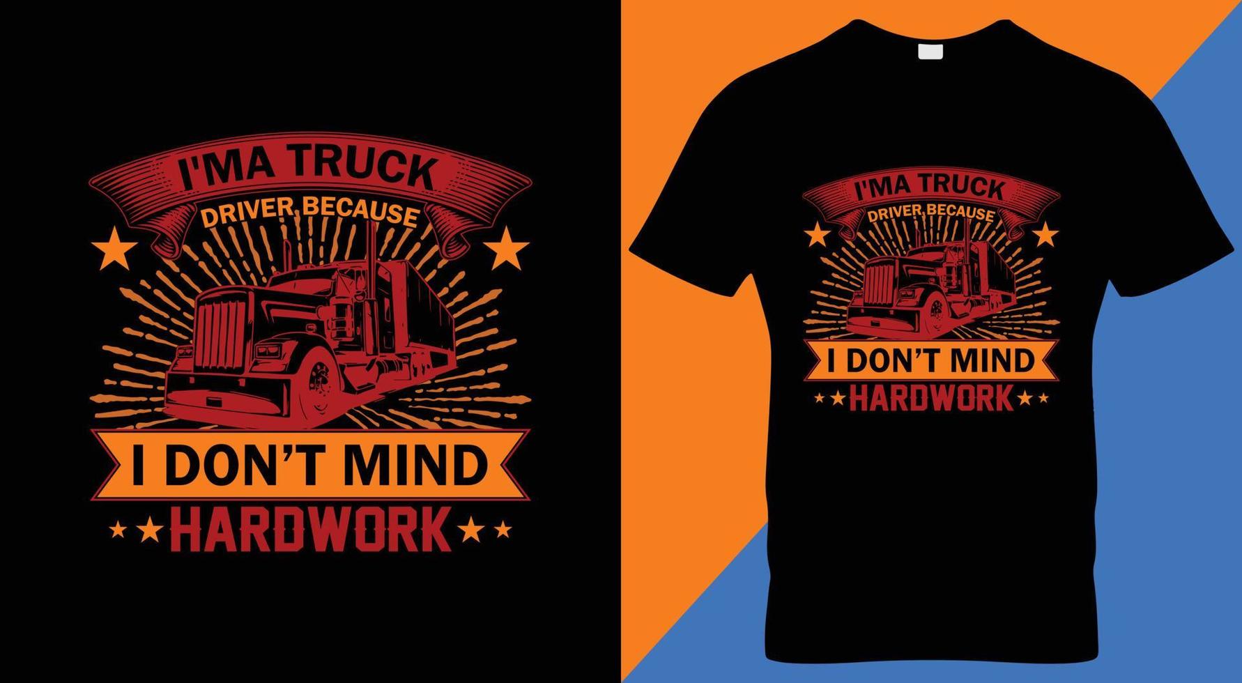 camion maglietta design. vincitore maglietta design. maggior parte camion maglietta design. vettore