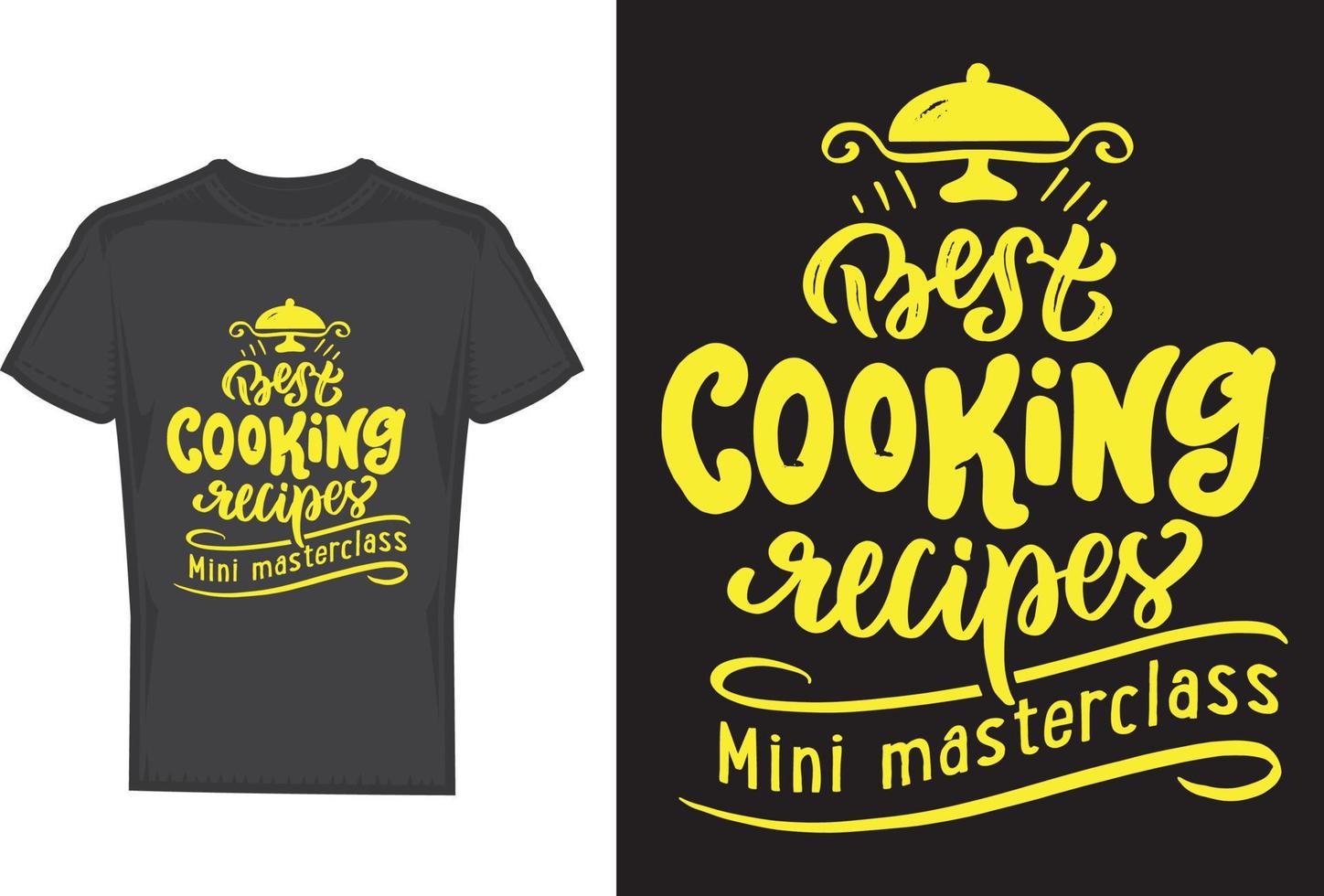 cucinando . lettering impostato vettore