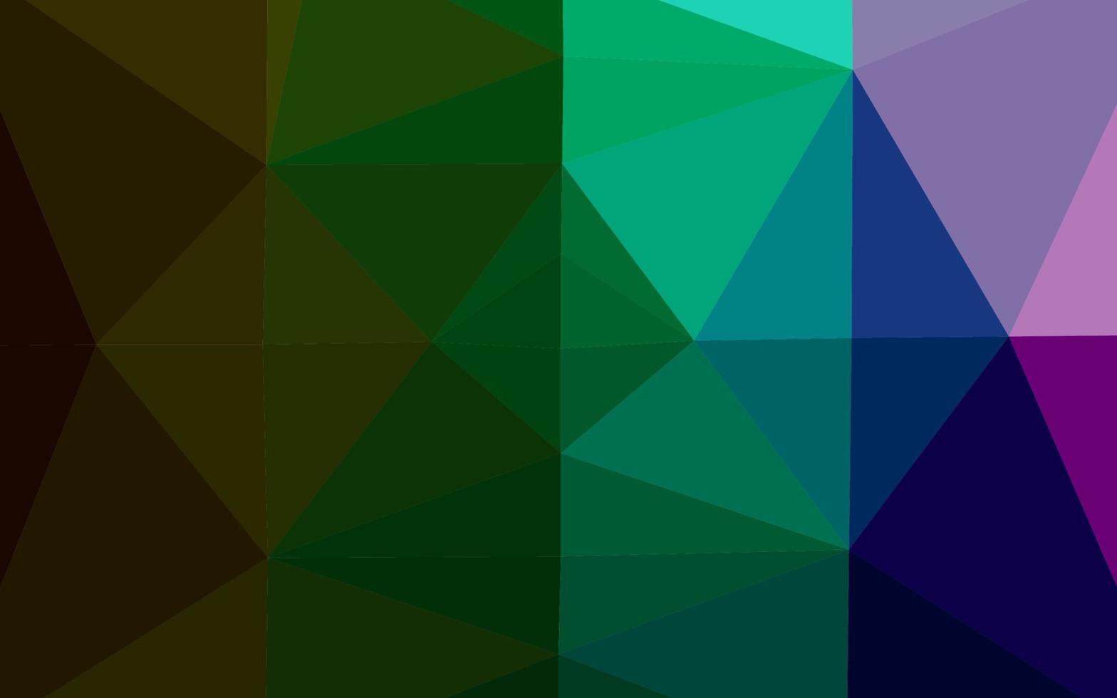 multicolore scuro, struttura del mosaico del triangolo di vettore dell'arcobaleno.