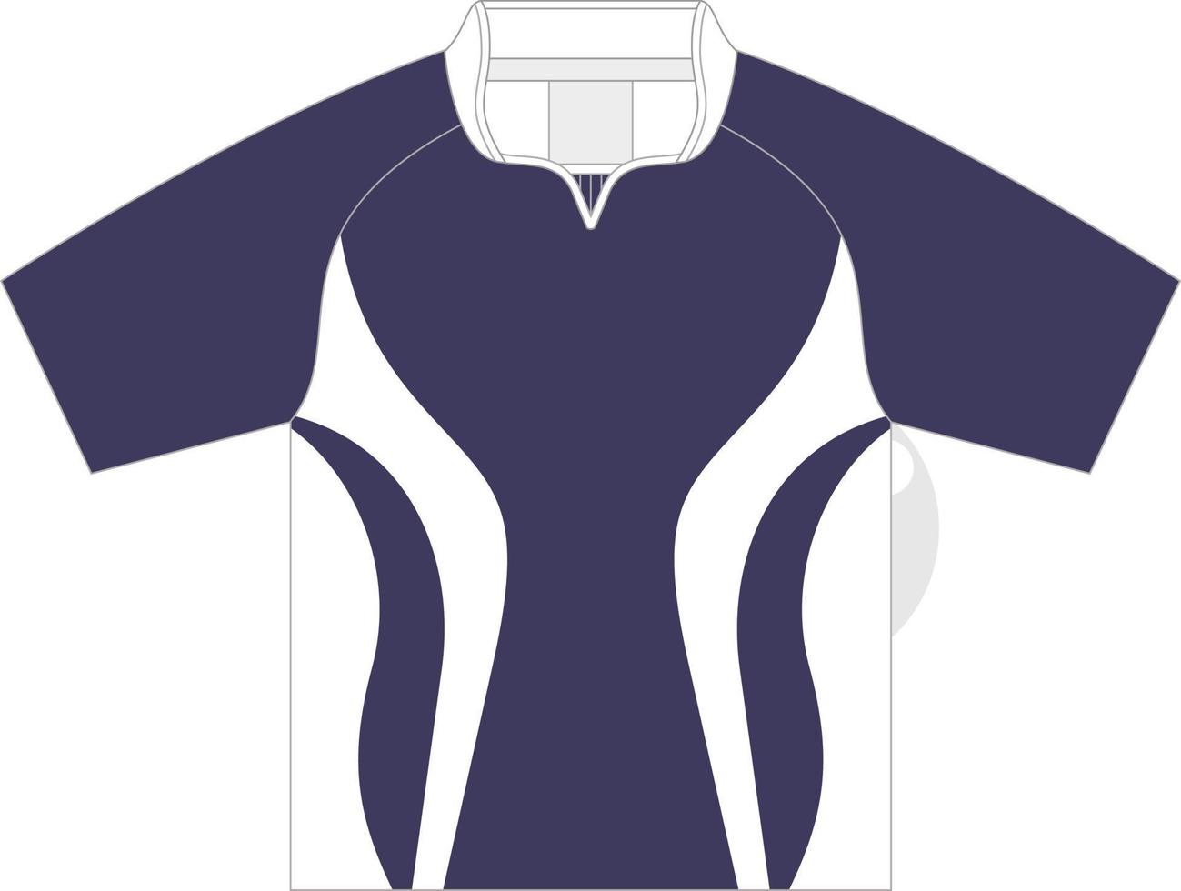 maglietta sport design modello per calcio maglia. sport uniforme nel davanti Visualizza. maglietta finto su per sport club. vettore illustrazione