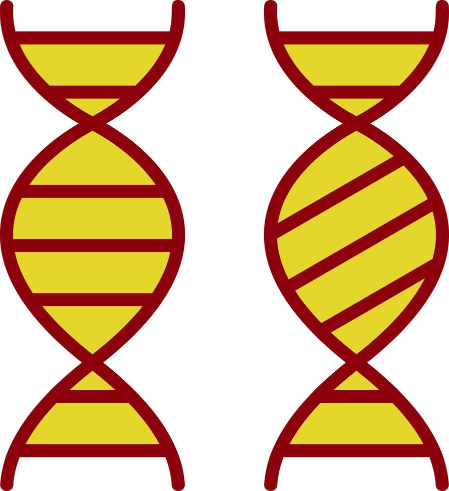 genetico confronto vettore icona design