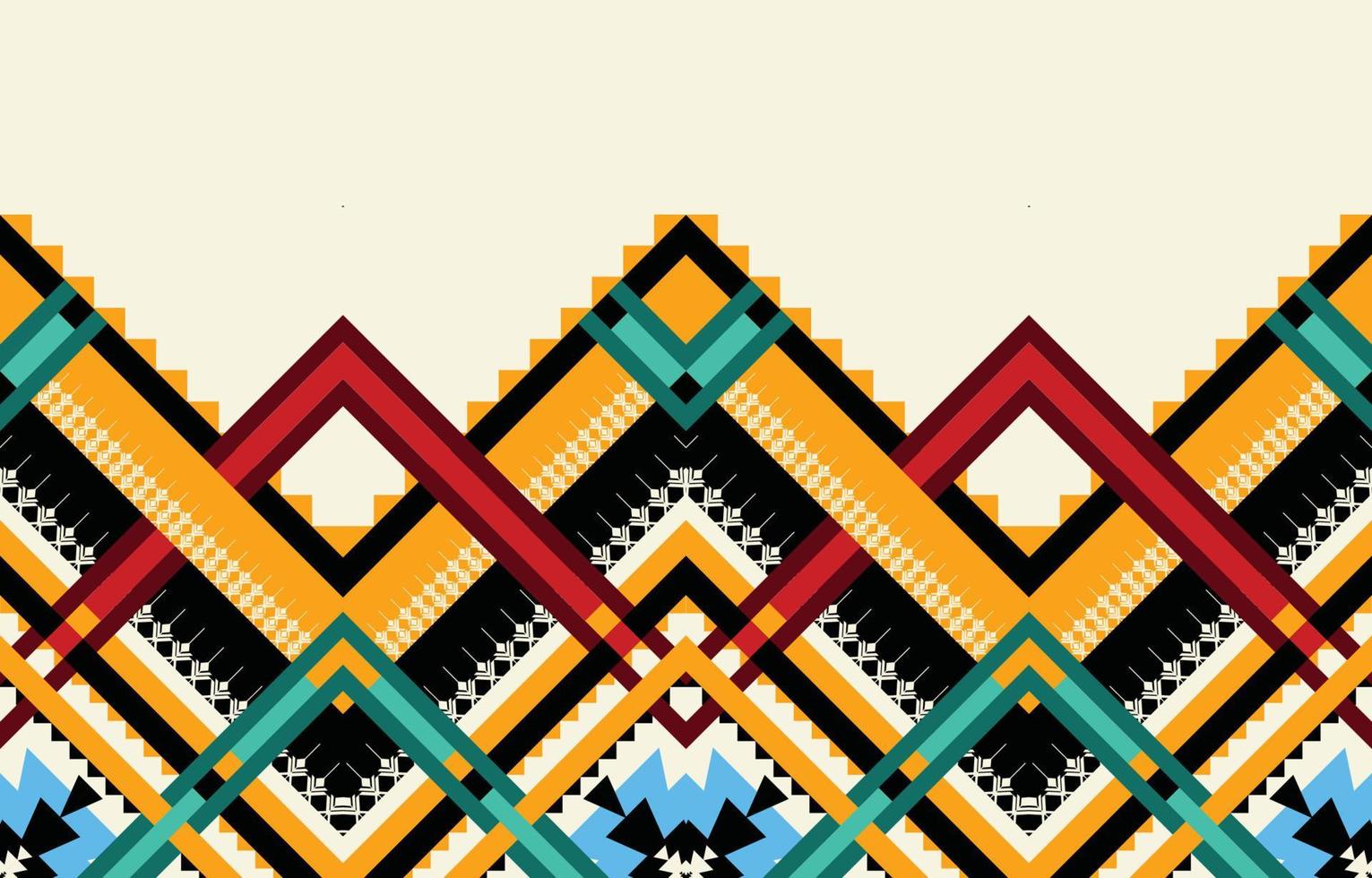 astratto etnico geometrico senza soluzione di continuità modello vettore. africano arabo americano azteco motivo modello. vettore elementi progettato per sfondo, sfondo, Stampa, avvolgimento, piastrelle, tessuto paterno. vettore modello.